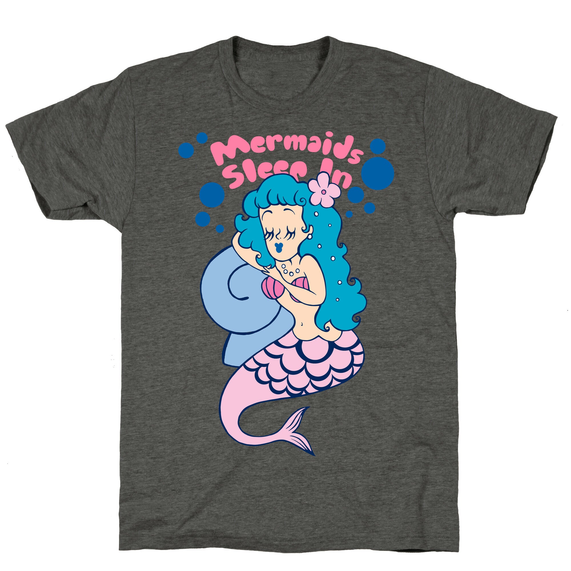 Mermaids Sleep In Unisex Triblend Tee